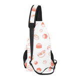 Sushi pattern All Over Print Chest Bag