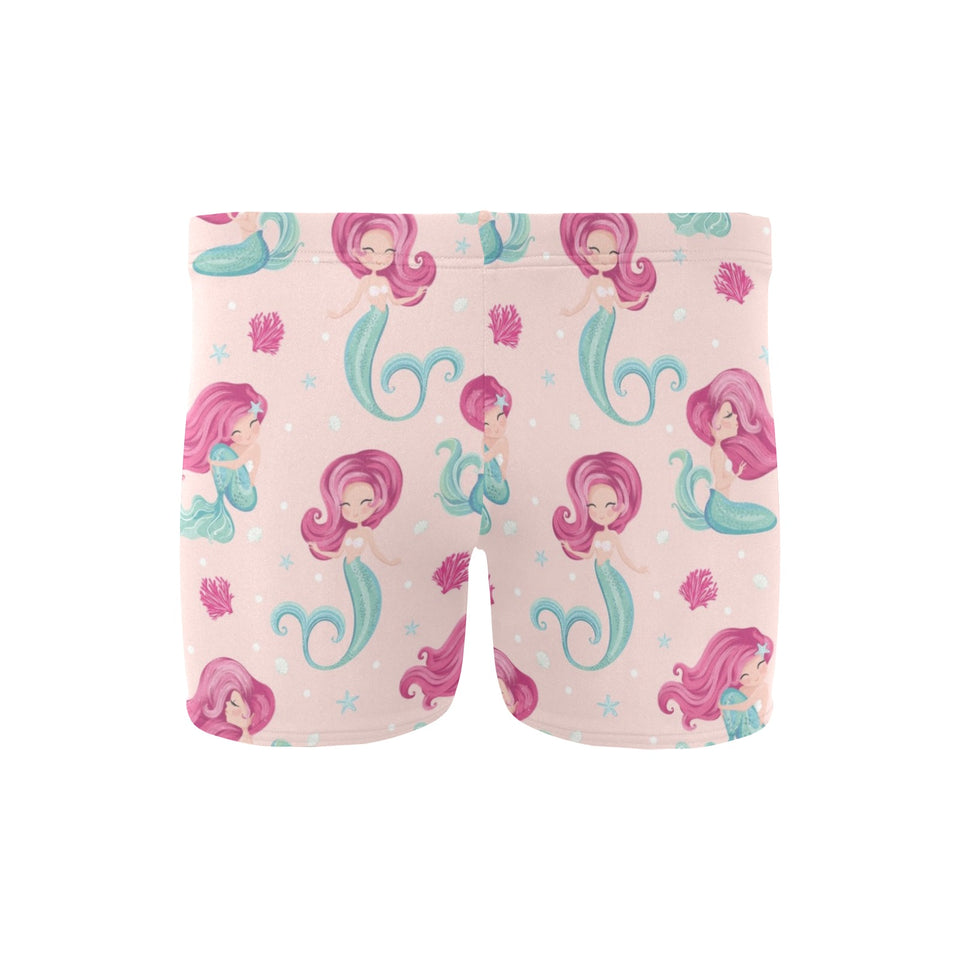 Cute little mermaid pattern Men's Swimming Trunks