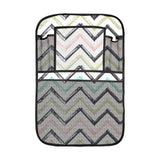 zigzag chevron paint pattern Car Seat Back Organizer