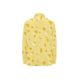 Cheese texture Women's Long Sleeve Polo Shirt