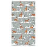 Beautiful deers Winter Christmas Bath Towel