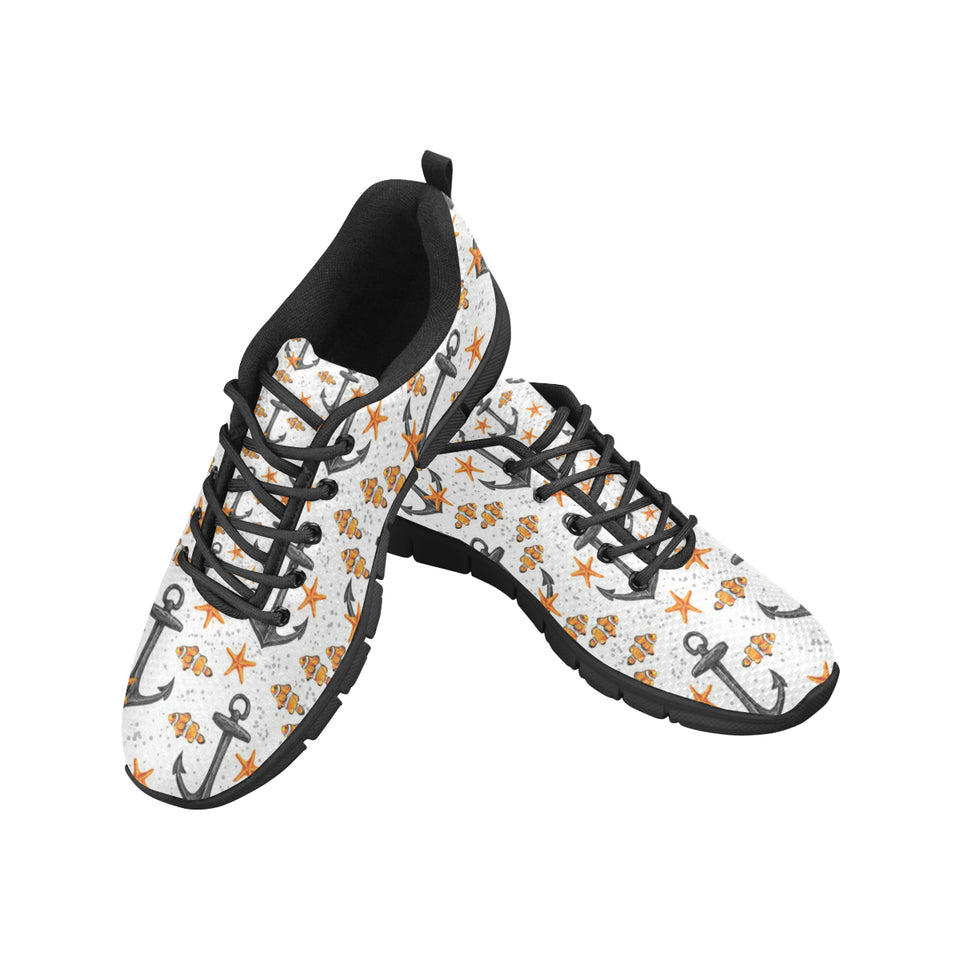 Clown Fish Pattern Print Design 02 Men's Breathable Sneakers ( Model 055)