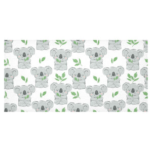 Hand drawn Koala leaves pattern Tablecloth