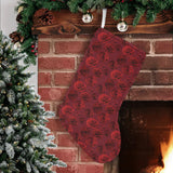 Rose Pattern Print Design 03 Christmas Stocking