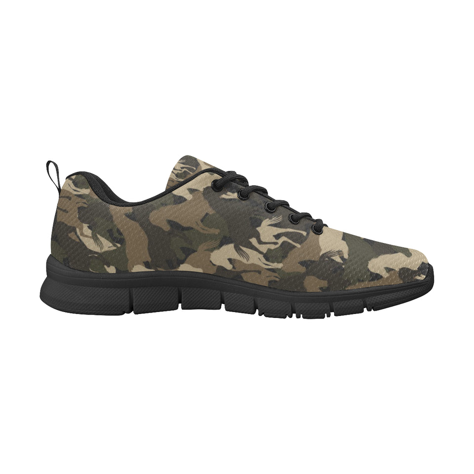 Horse Camouflage Pattern Men's Sneaker Shoes