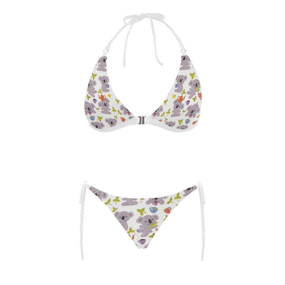 Cute koalas teapots tea Sexy Bikinis Two-Piece Swimsuits