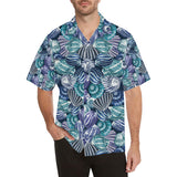 Shell design pattern Men's All Over Print Hawaiian Shirt