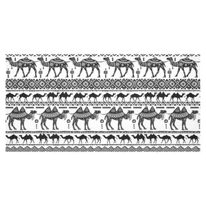 Camel polynesian tribal pattern Tablecloth