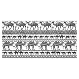 Camel polynesian tribal pattern Tablecloth