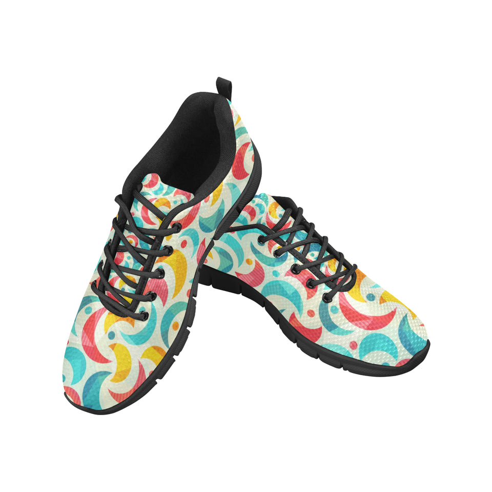 Colorful moon pattern Men's Sneaker Shoes