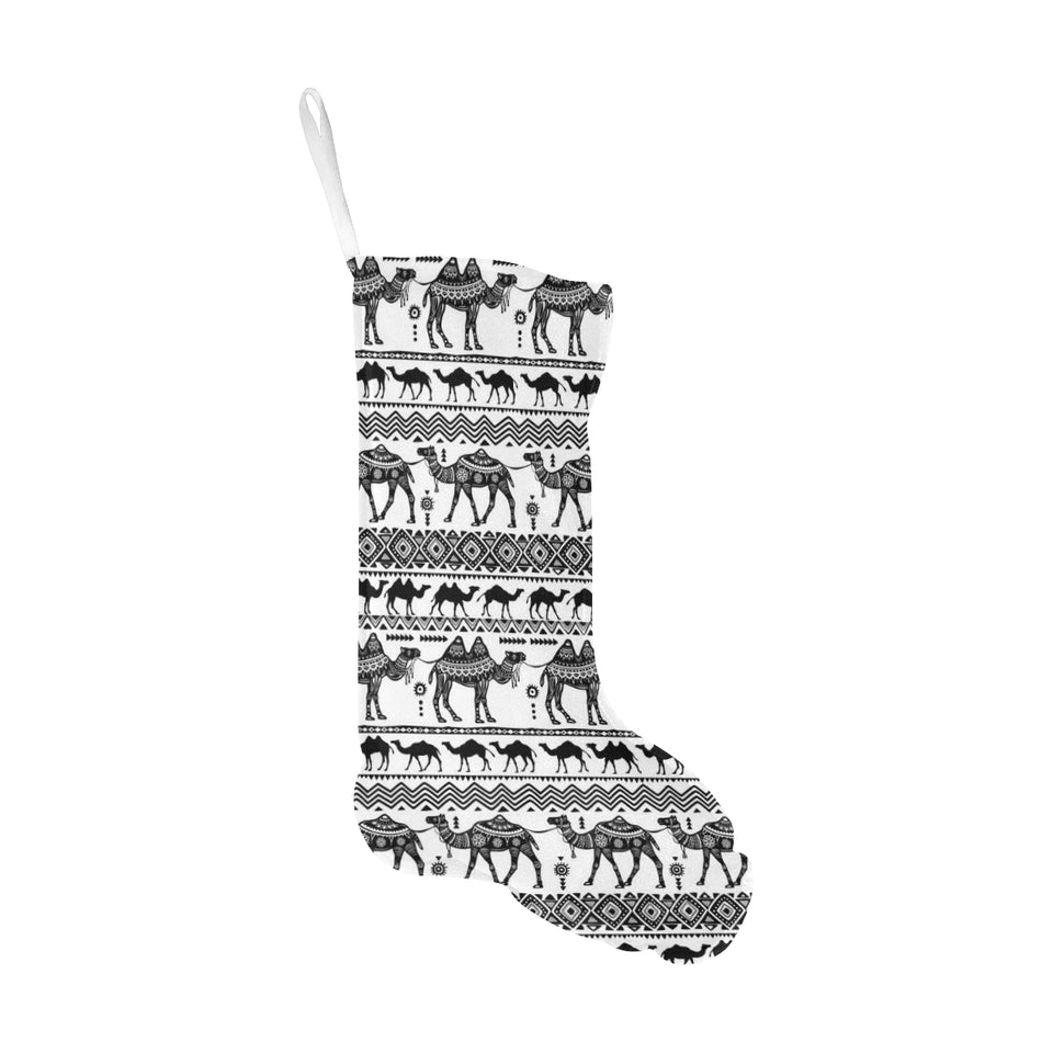 Camel polynesian tribal pattern Christmas Stocking