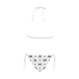 Cute french bulldog paw pattern Sexy Bikinis Two-Piece Swimsuits
