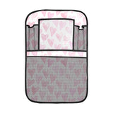 Watercolor pink heart pattern Car Seat Back Organizer