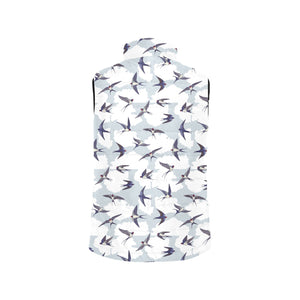Swallow Pattern Print Design 05 Men's Padded Vest