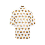 Pretzels Pattern Print Design 02 Women's All Over Print Hawaiian Shirt