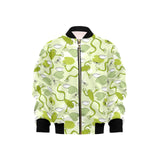 Cute frog dragonfly pattern Kids' Boys' Girls' Bomber Jacket