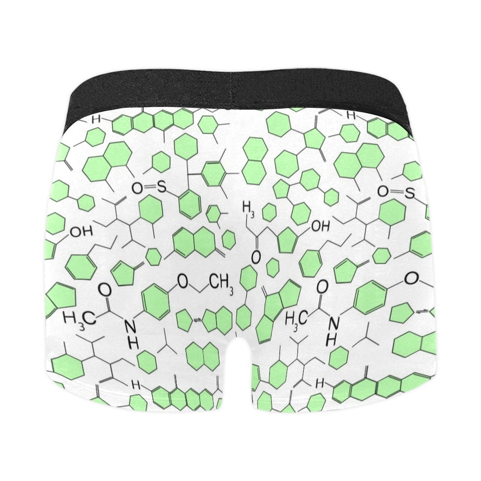 Chemistry Periodic Table Pattern Print Design 03 Men's All Over Print Boxer Briefs Men's Underwear