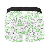Chemistry Periodic Table Pattern Print Design 03 Men's All Over Print Boxer Briefs Men's Underwear