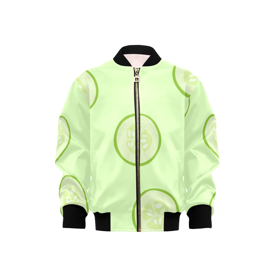 Cucumber pattern Kids' Boys' Girls' Bomber Jacket