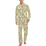 Garlic design pattern Men's Long Pajama Set