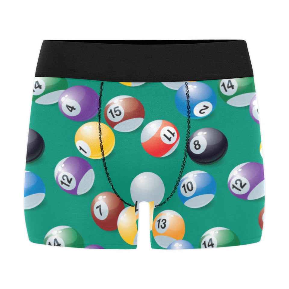 Billiard Ball Pattern Print Design 01 Men's All Over Print Boxer Briefs Men's Underwear