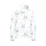 Cute goat design pattern Kids' Boys' Girls' Padded Hooded Jacket