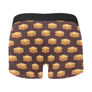 Sandwich Pattern Print Design 04 Men's All Over Print Boxer Briefs Men's Underwear