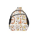 Giraffe Pattern Print Design 04 All Over Print Chest Bag