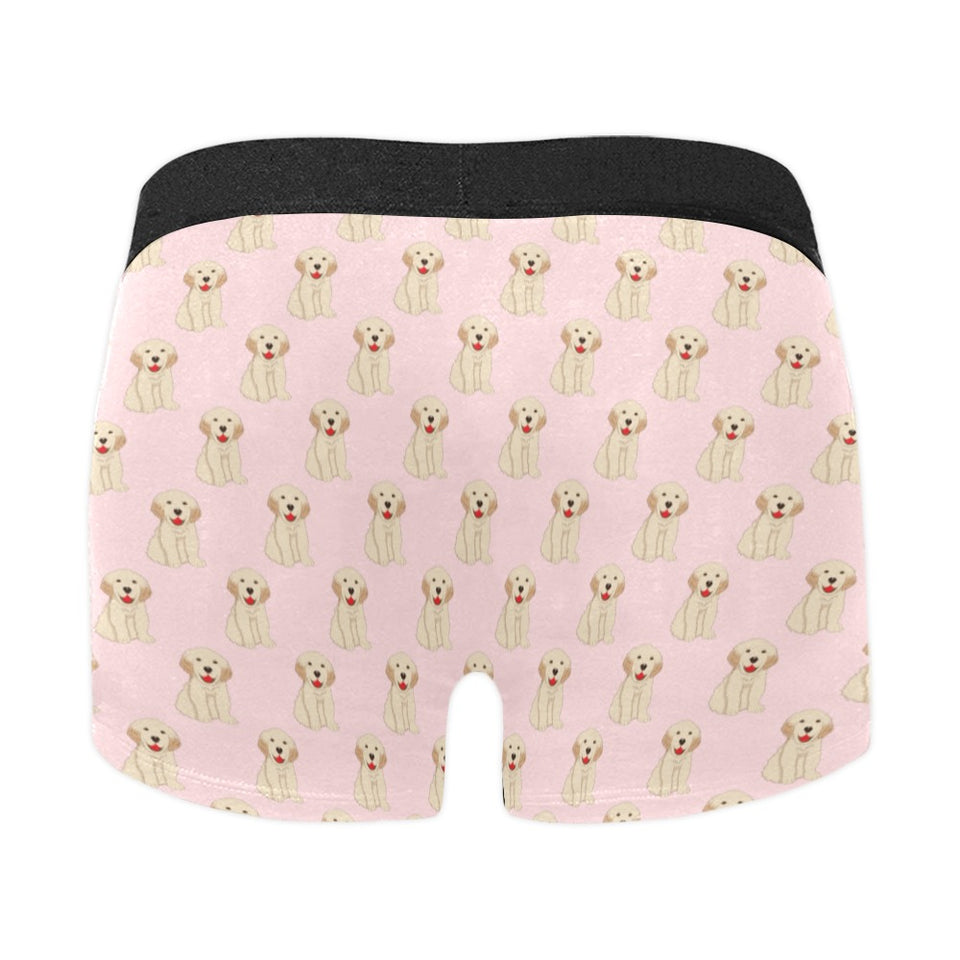Golden Retriever Pattern Print Design 02 Men's All Over Print Boxer Briefs Men's Underwear