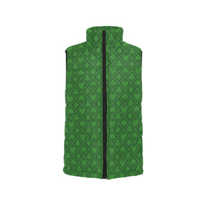 Casino Cards Suits Pattern Print Design 04 Men's Padded Vest