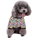 Skate Board Pattern Print Design 02 All Over Print Pet Dog Round Neck Fuzzy Shirt