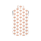 Sausage Pattern Print Design 05 Women's Padded Vest
