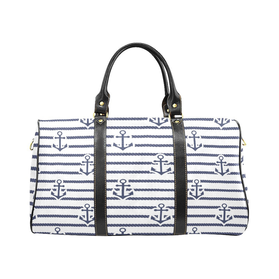 Anchor rope nautical pattern Travel Bag