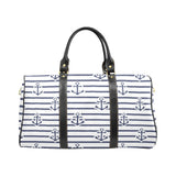 Anchor rope nautical pattern Travel Bag