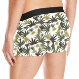 Canabis Marijuana Weed Pattern Print Design 05 Men's All Over Print Boxer Briefs Men's Underwear