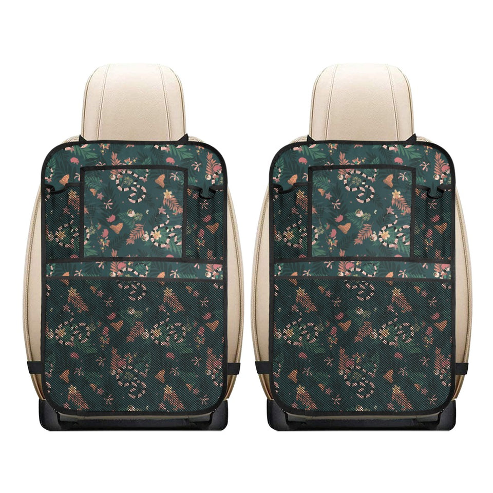 Snake forest pattern Car Seat Back Organizer