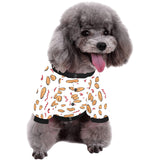 peanuts pattern background All Over Print Pet Dog Round Neck Fuzzy Shirt