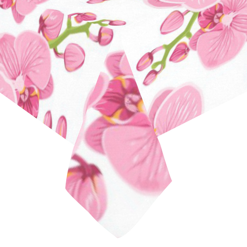 pink purple orchid pattern background Tablecloth