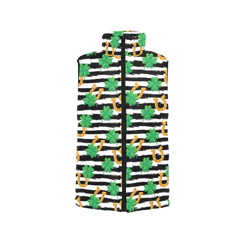 Horseshoes Pattern Print Design 01 Women's Padded Vest