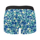 blueberry design pattern Men's All Over Print Boxer Briefs Men's Underwear
