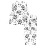 Hand drawn french fries pattern Women's All Over Print Pajama Set