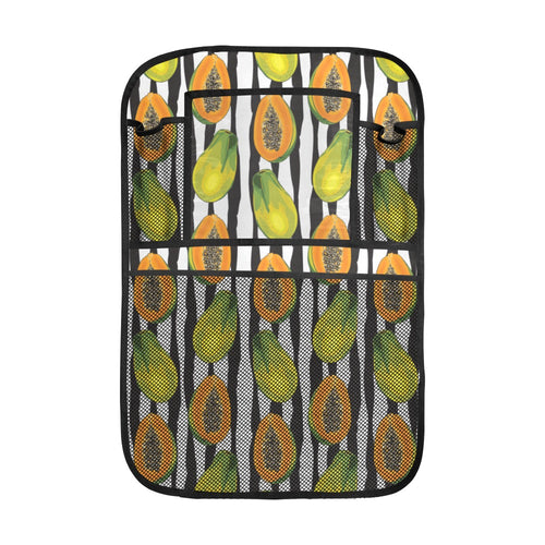 papaya design pattern Car Seat Back Organizer