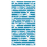 Starfish blue blackground Bath Towel