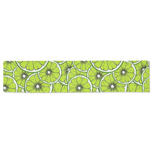 Slices of Lime design pattern Table Runner