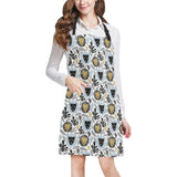 Lion Pattern Print Design 05 All Over Print Adjustable Apron