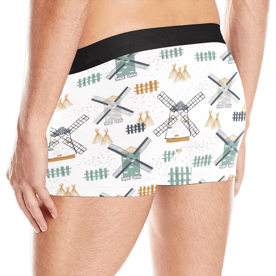 windmill pattern Men's All Over Print Boxer Briefs Men's Underwear