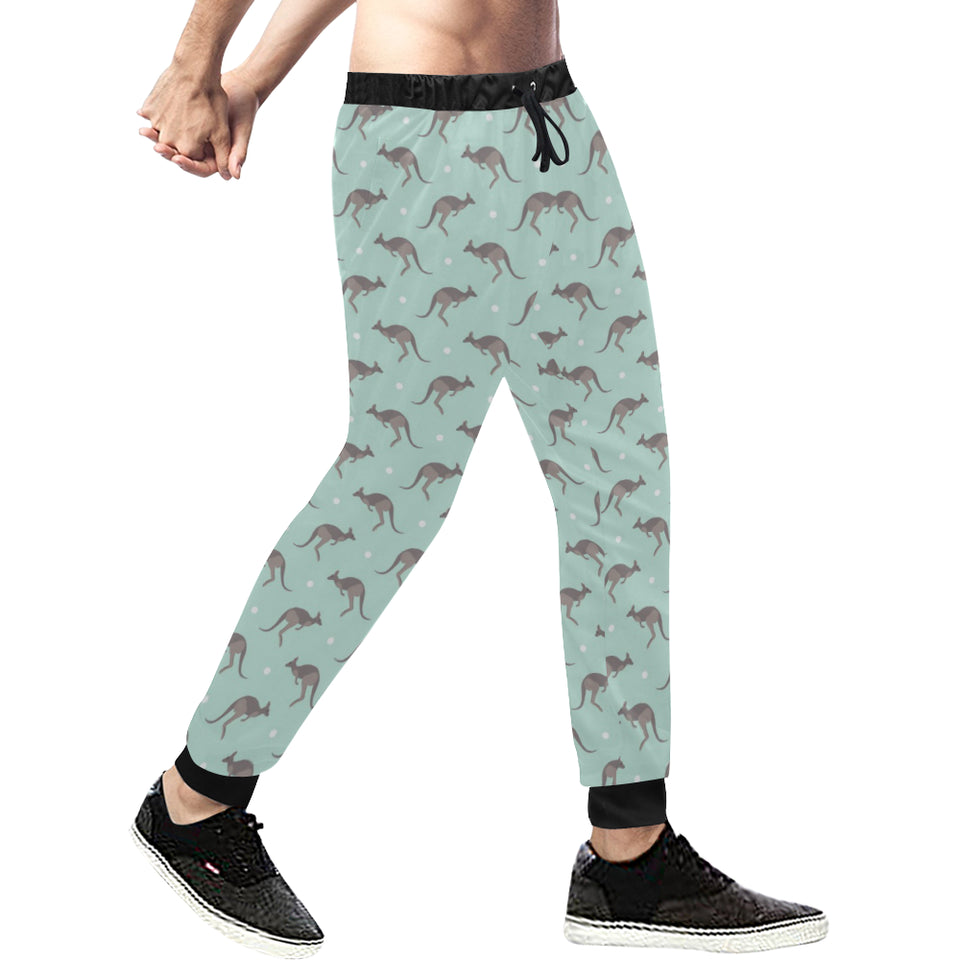 Kangaroo pattern background Unisex Casual Sweatpants