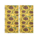 Sunflower pattern Gauze Curtain