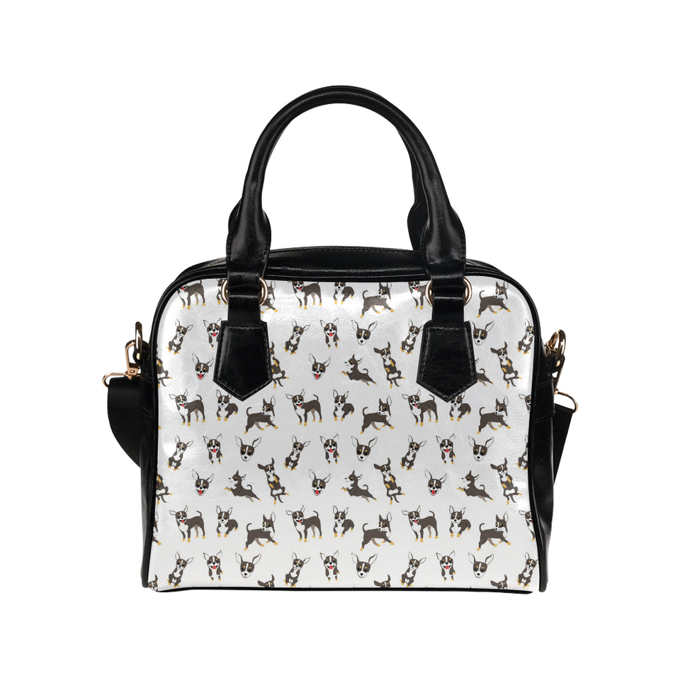 Chihuahua dog pattern Shoulder Handbag