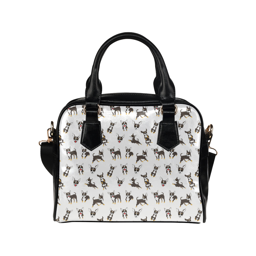 Chihuahua dog pattern Shoulder Handbag
